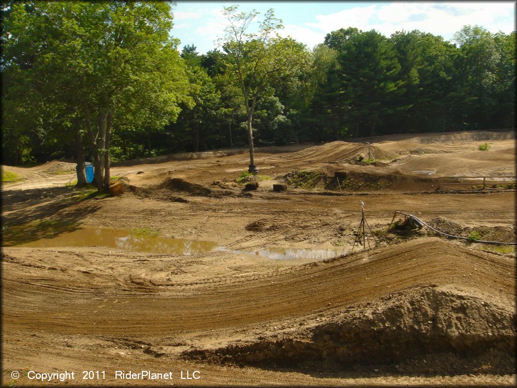 Example of terrain at Central Cycle Club Inc Track