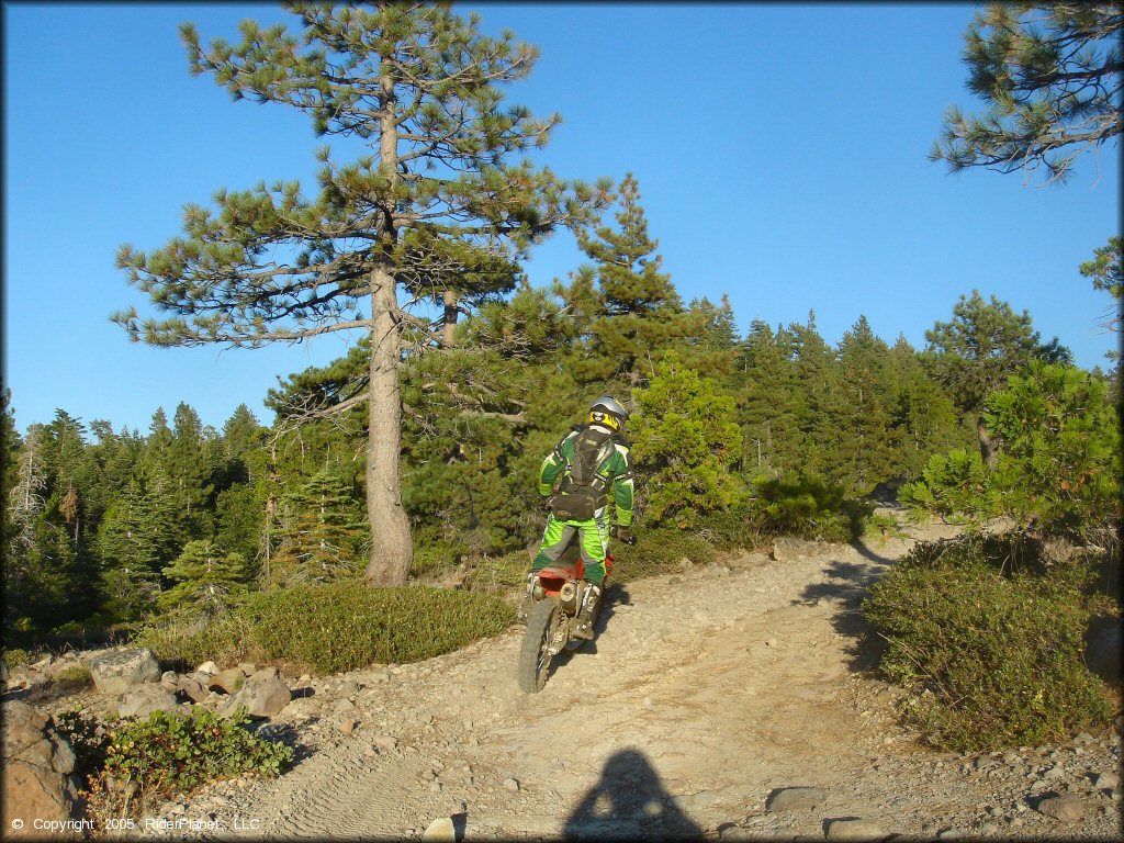 Honda CRF Motorcycle at Black Springs OHV Network Trail