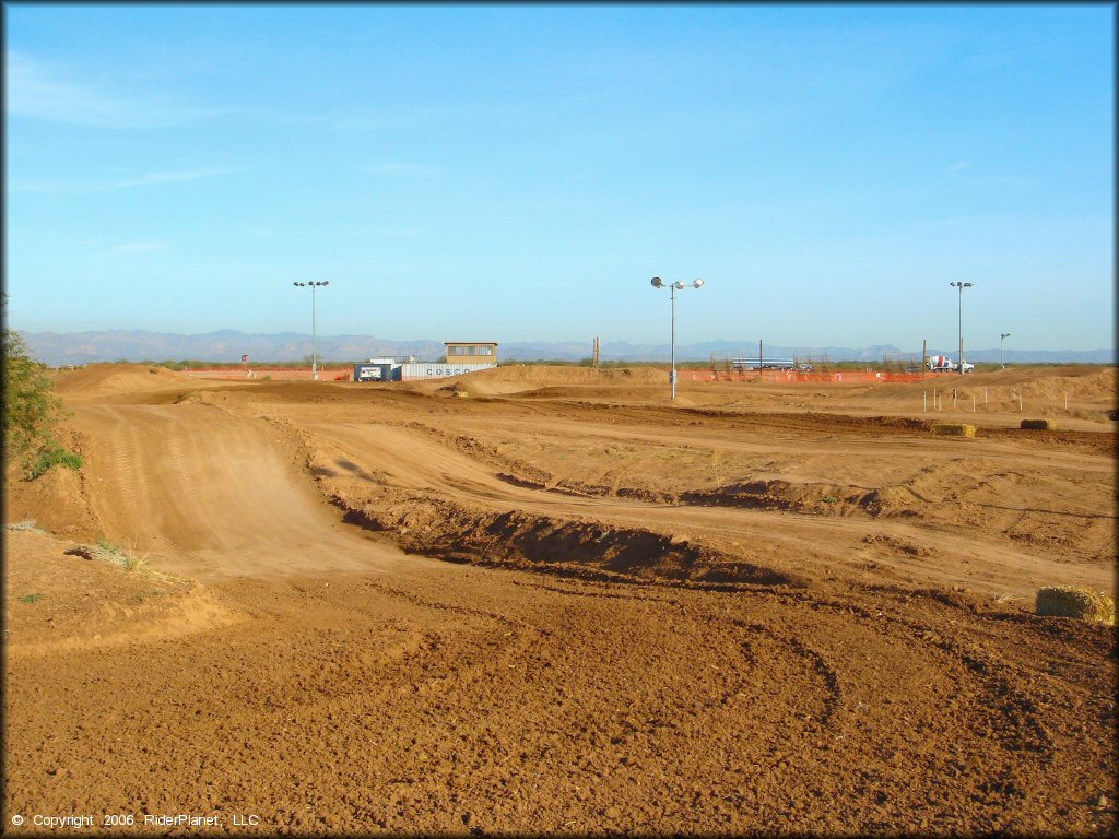 Example of terrain at ET Motopark Track