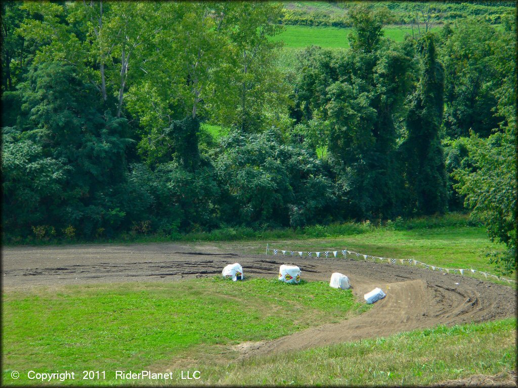 Example of terrain at Pavilion MX OHV Area