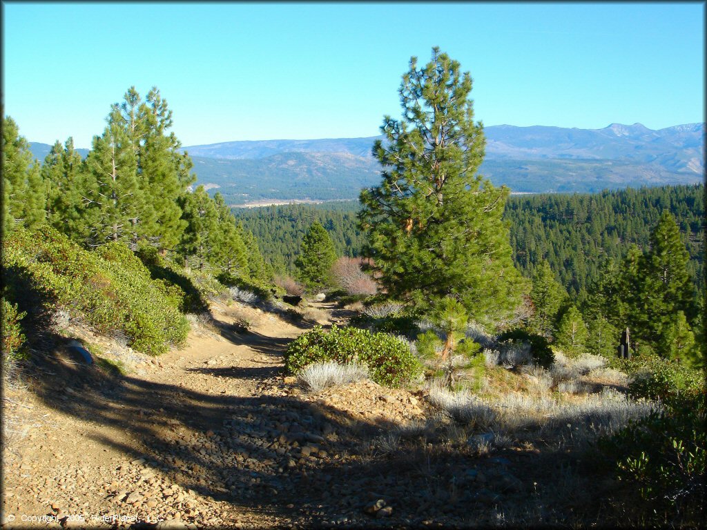 Scenery from Billy Hill OHV Route Trail