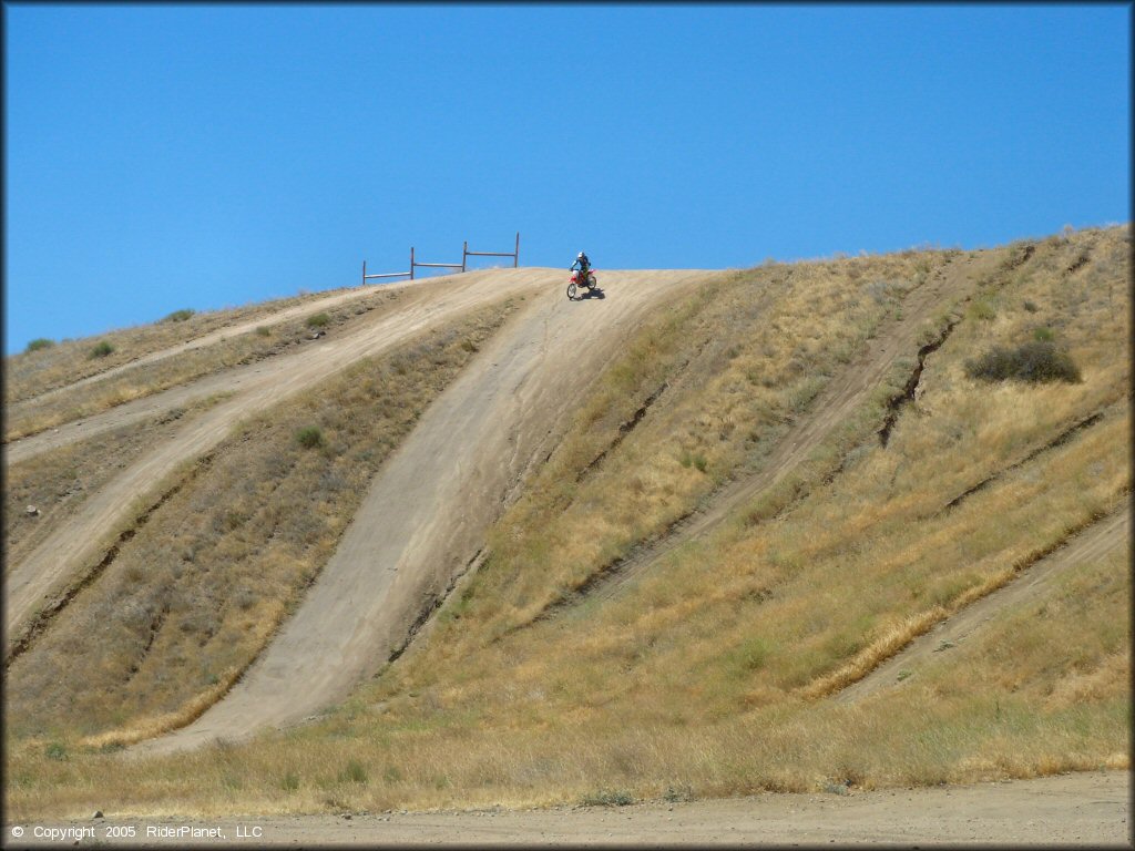 Honda CRF Motorcycle at Hungry Valley SVRA OHV Area