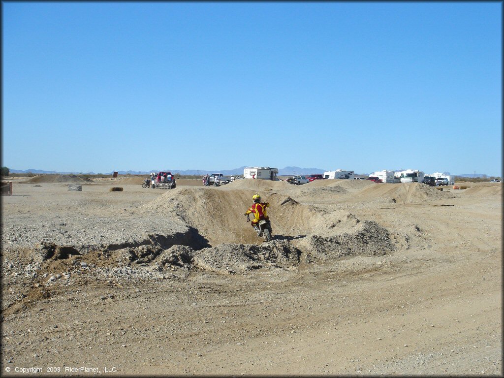 Dirt Bike at River MX Track