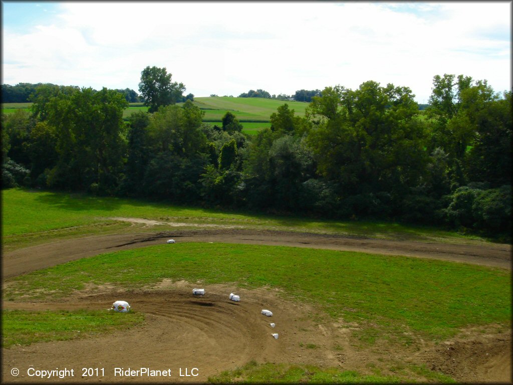 A trail at Pavilion MX OHV Area