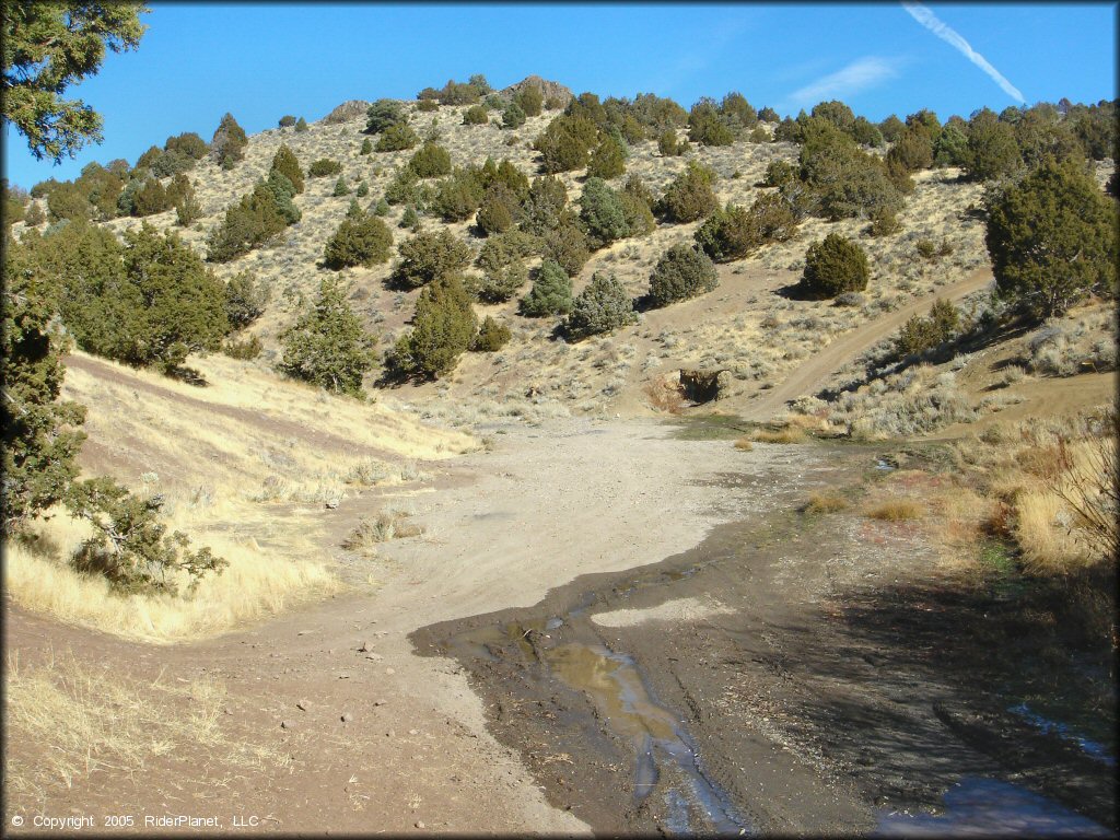 Example of terrain at Washoe Valley Jumbo Grade OHV Area
