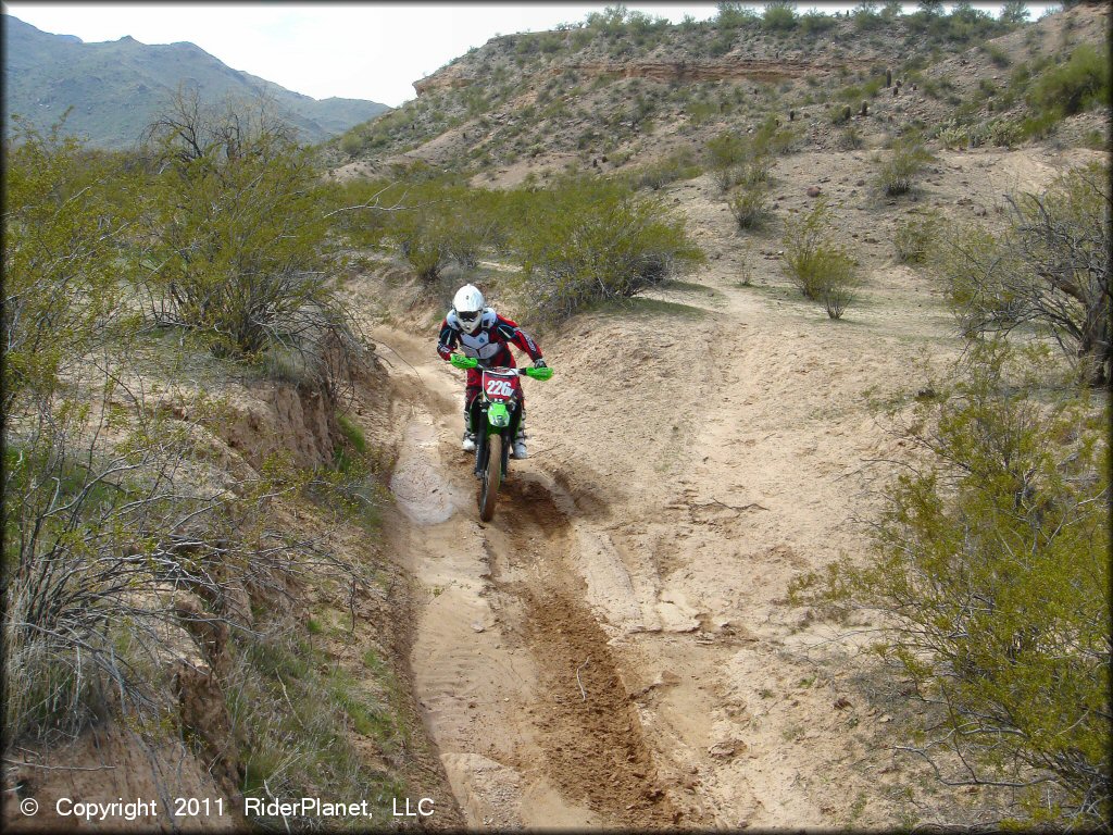 Kawasaki KX Motorcycle at Grinding Stone MX Track