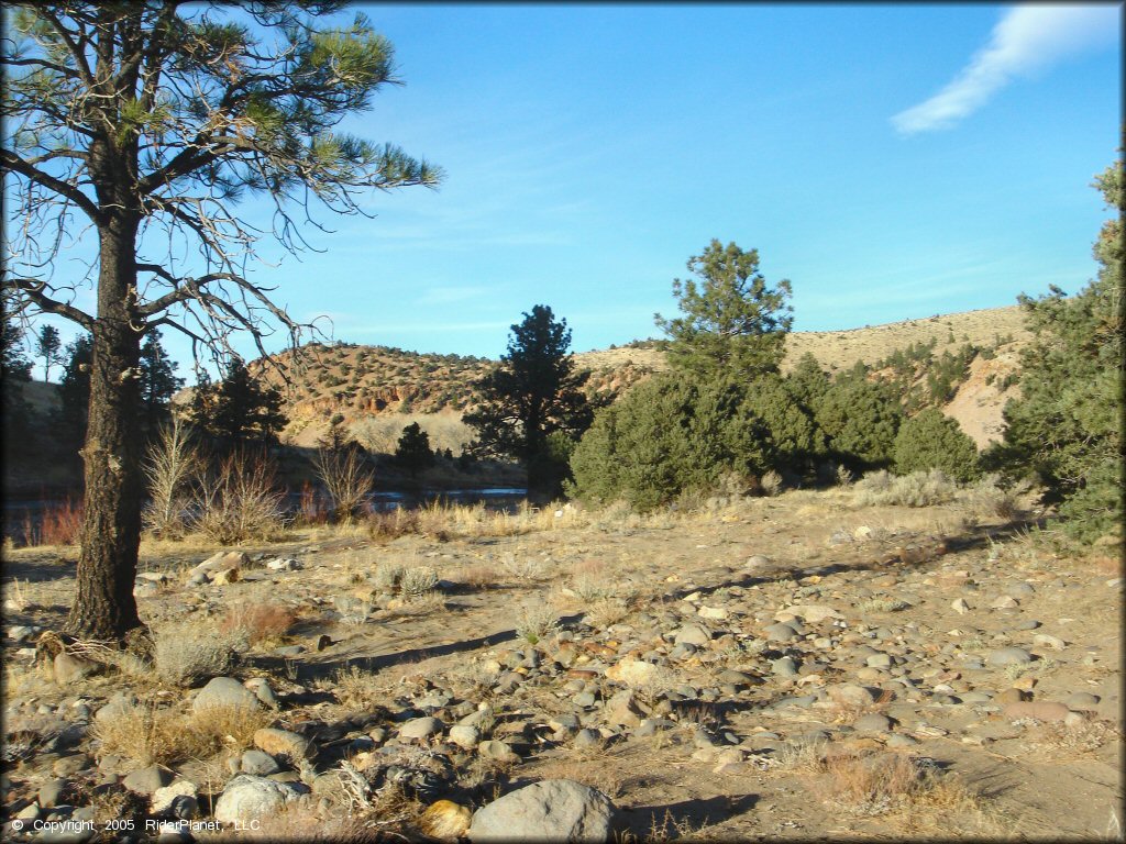 Scenic view at China Springs Trail