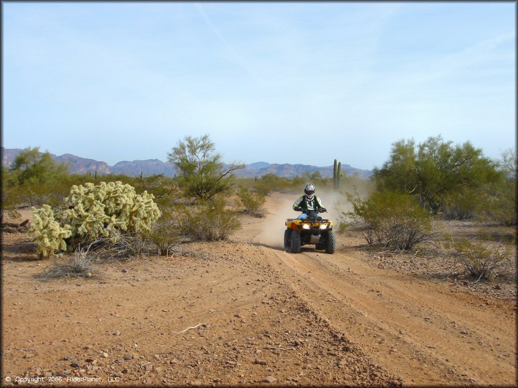 OHV at Desert Wells Multiuse Area Trail