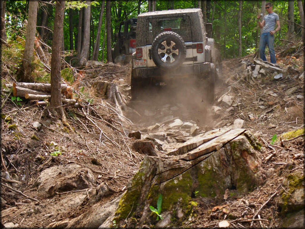 4x4 at Mettowee Off Road Extreme Park Trail