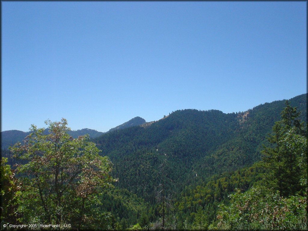 Scenic view at John's Peak OHV Area Trail