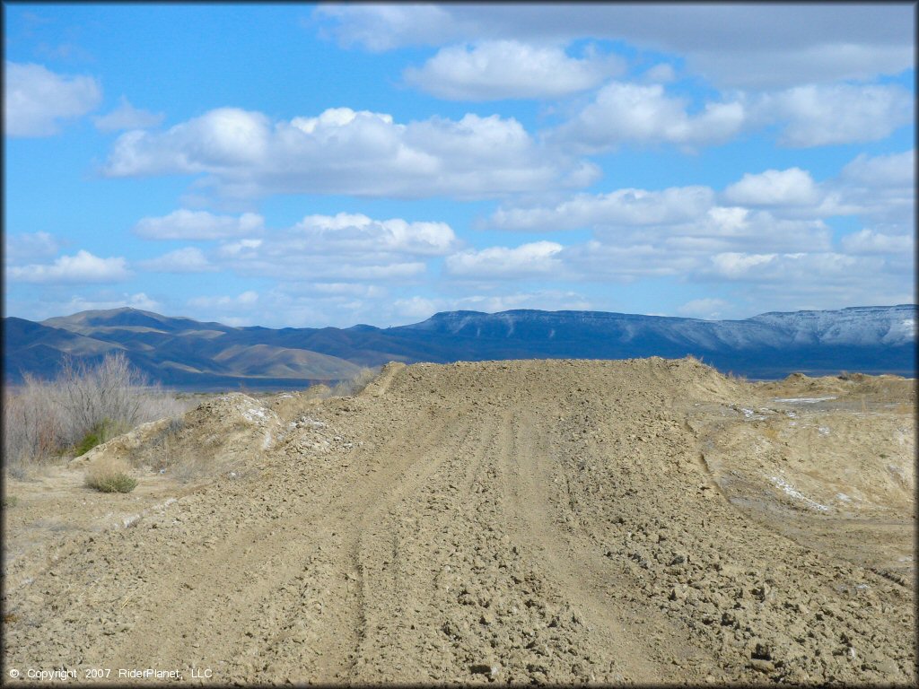 Scenic view at Battle Mountain MX Track