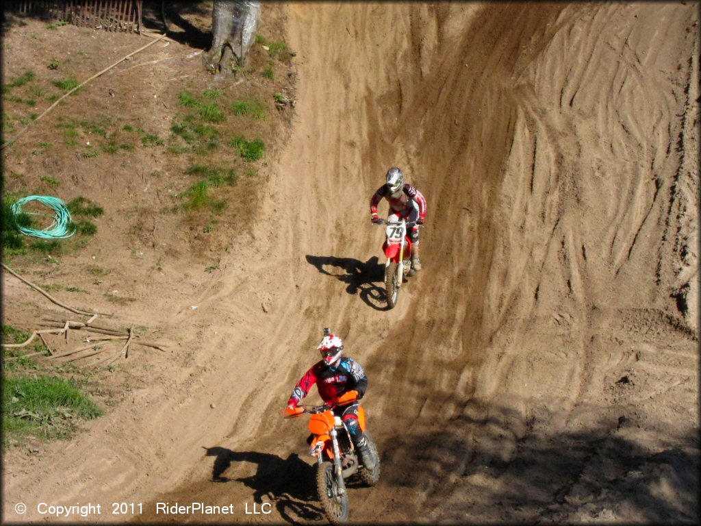 KTM Motorcycle at The Wick 338 Track