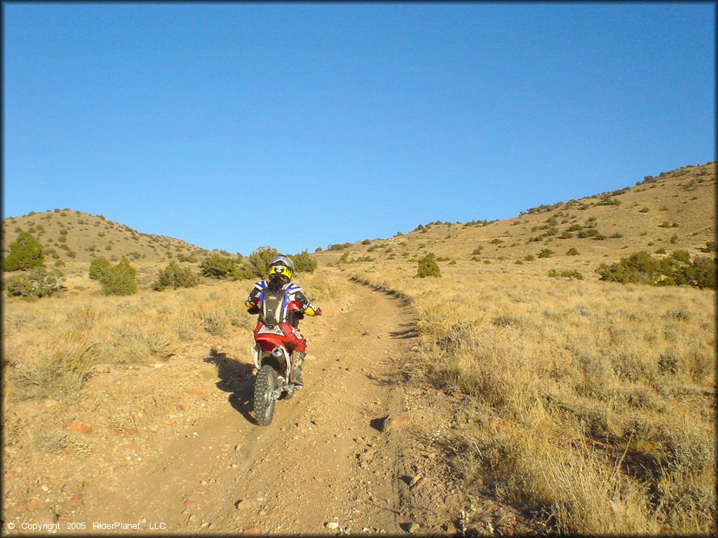 Honda CRF Motorcycle at Stead MX OHV Area