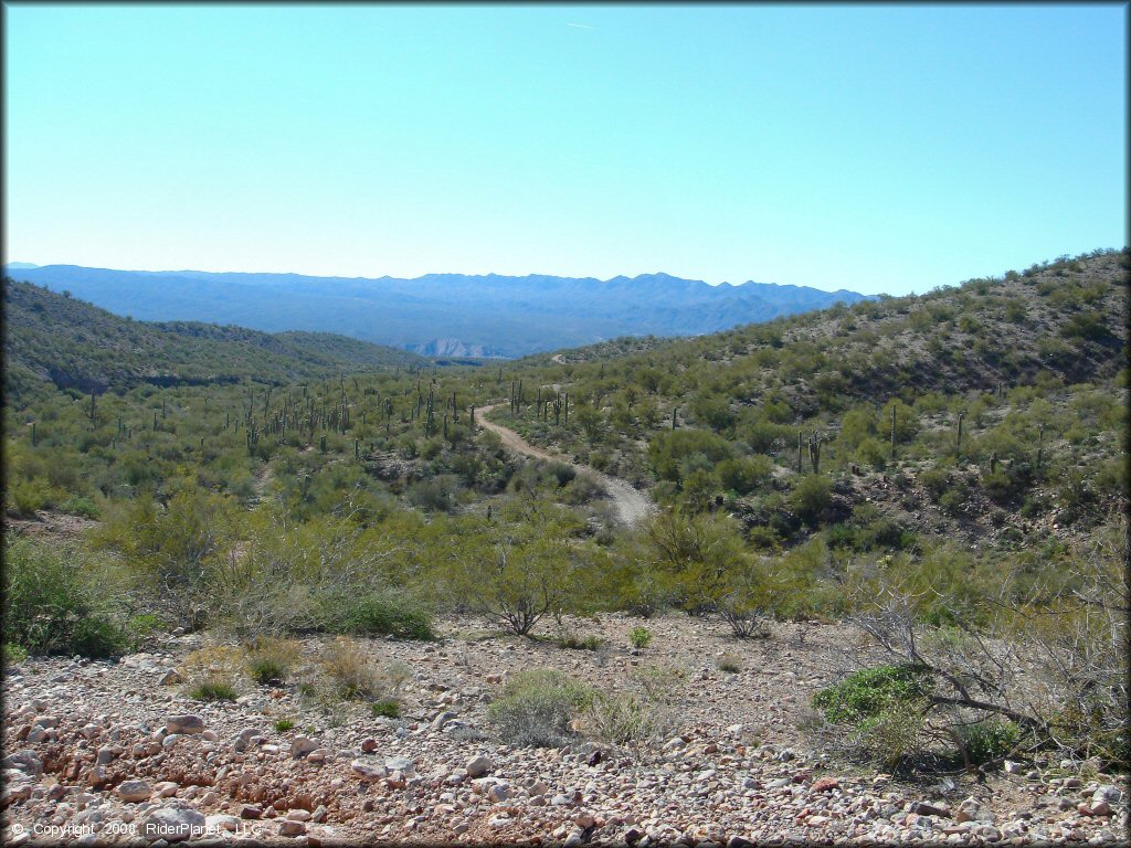 Scenic view at Mescal Mountain OHV Area Trail