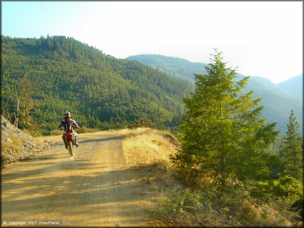 Honda CRF Motorbike at Lubbs Trail