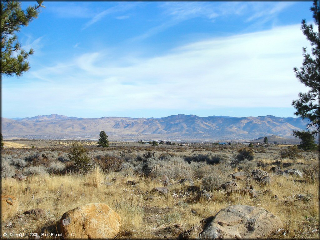 Scenic view of Timberline Road Trail