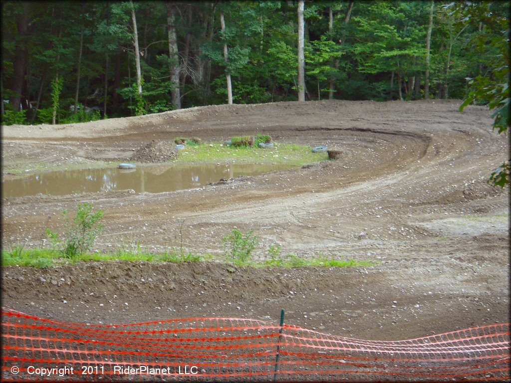 A trail at Central Cycle Club Inc Track