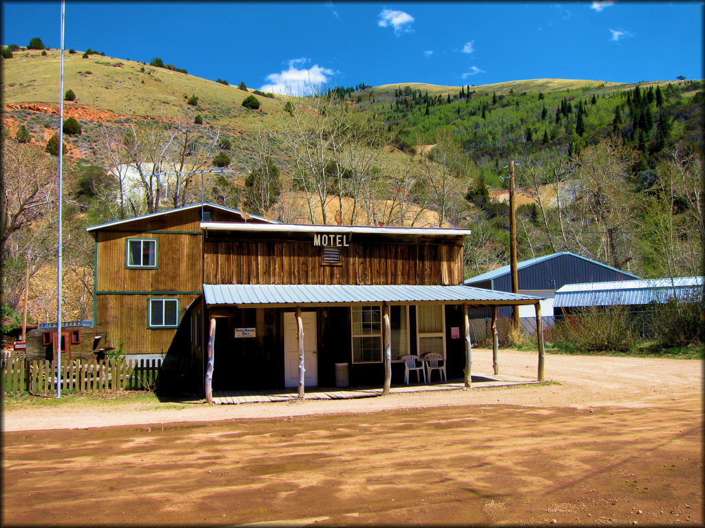 Motel in Jarbidge, Nevada.