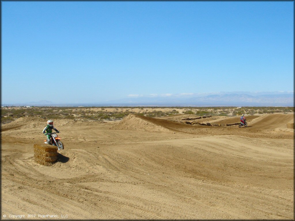 Honda CRF Dirt Bike at Cal City MX Park OHV Area