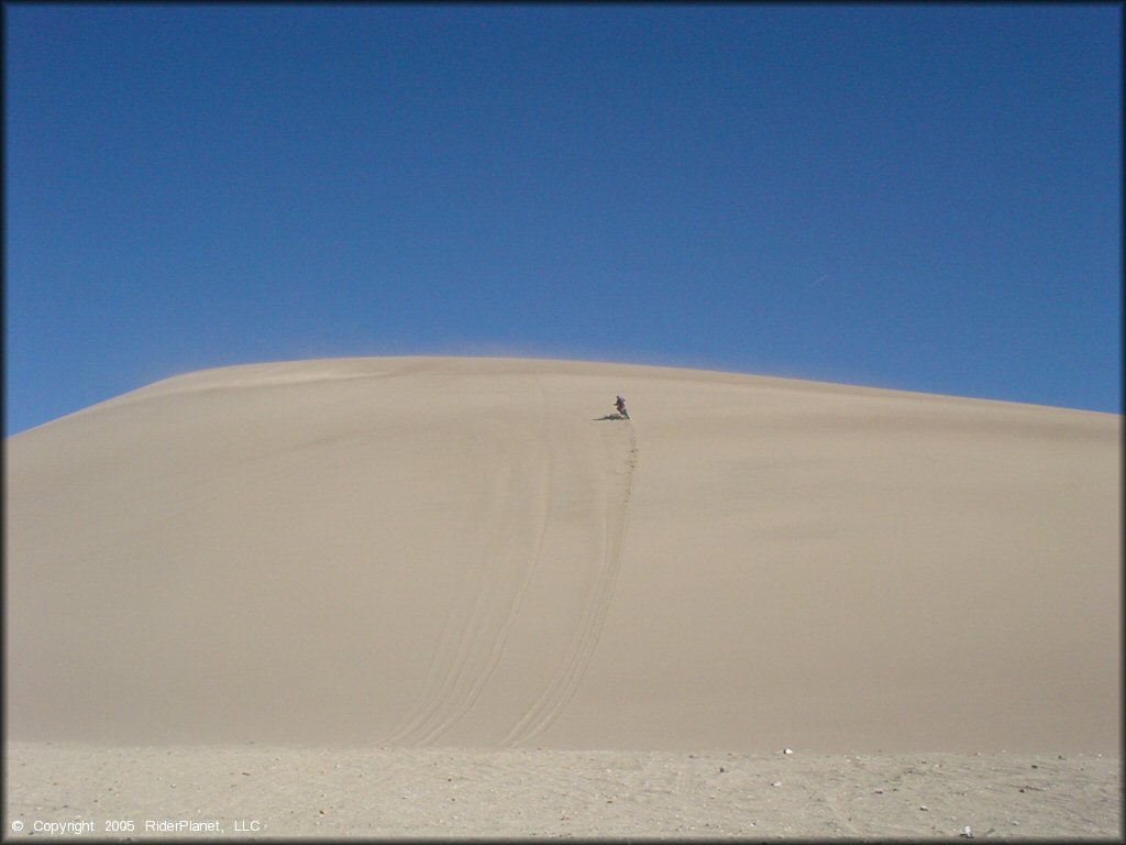 OHV at Tonopah Dunes Dune Area