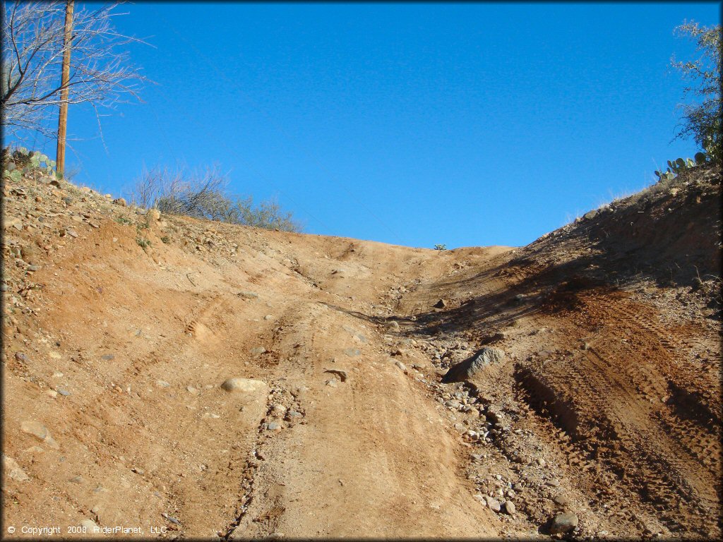 A trail at Charouleau Gap Trail