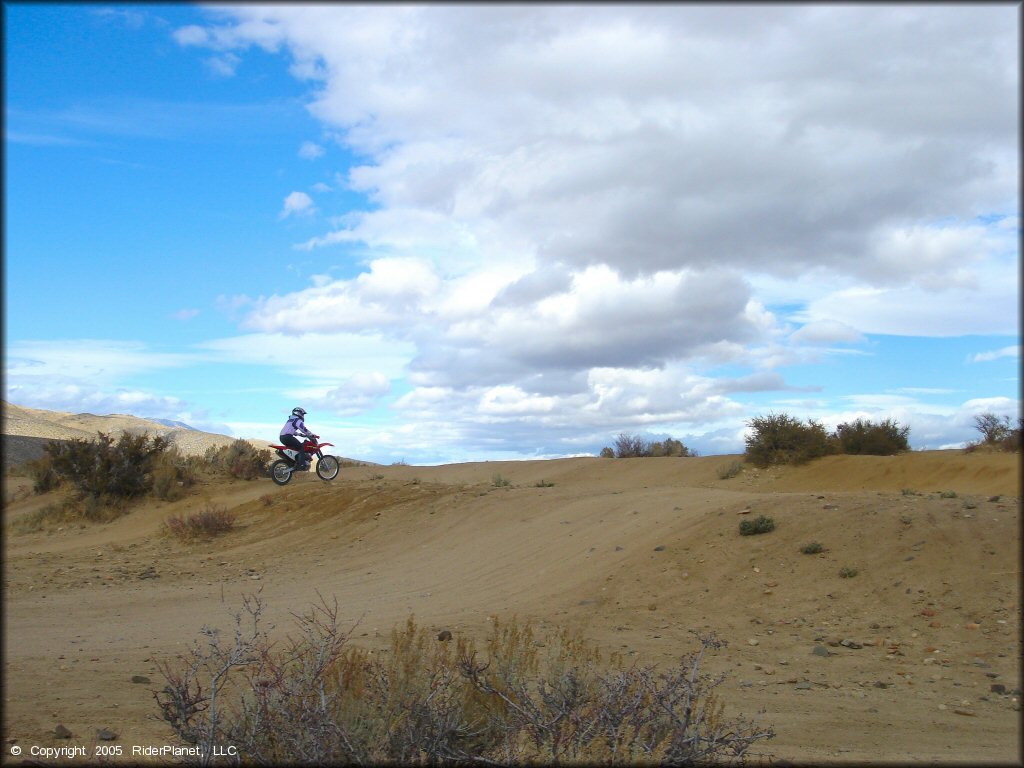 Honda CRF Motorcycle at Sunridge Track OHV Area