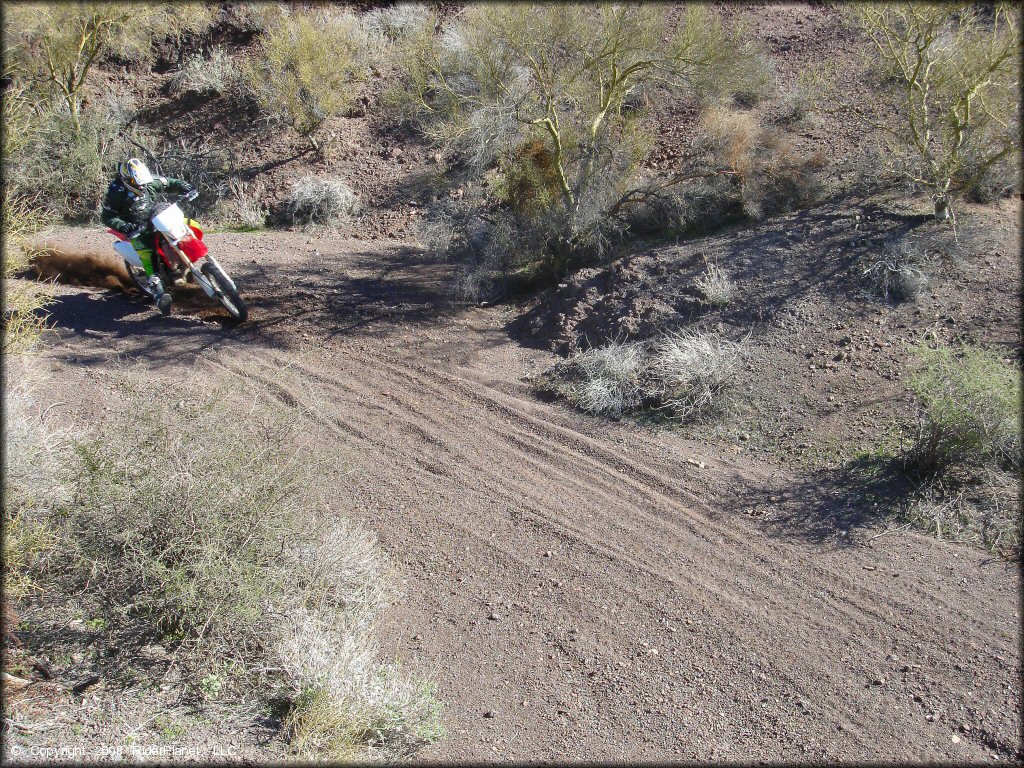 Honda CRF Off-Road Bike at Standard Wash Trail