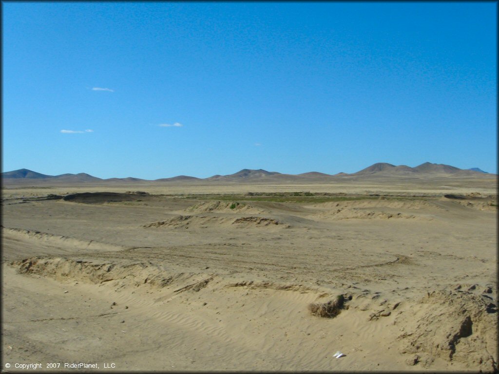 Terrain example at Winnemucca Regional Raceway Track