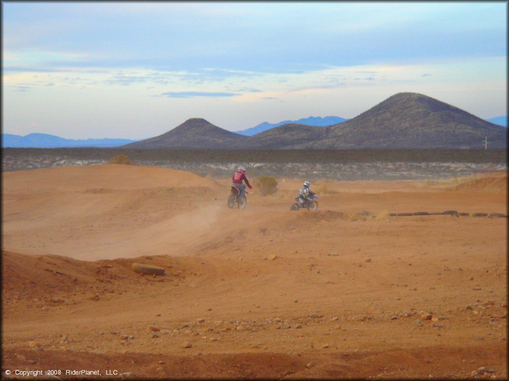 Motorcycle at Nomads MX Track OHV Area