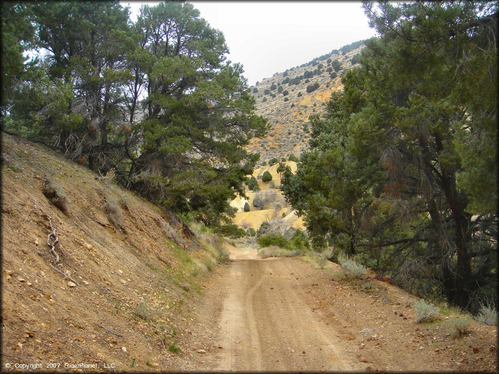 Terrain example at Sevenmile Canyon Trail