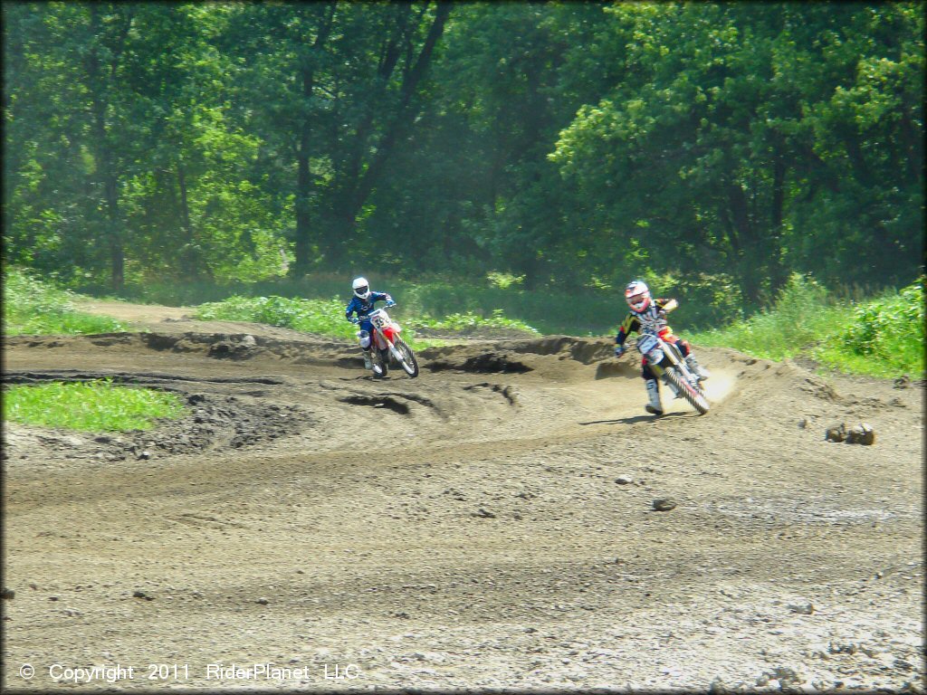 Honda CRF Motorcycle at Connecticut River MX Track