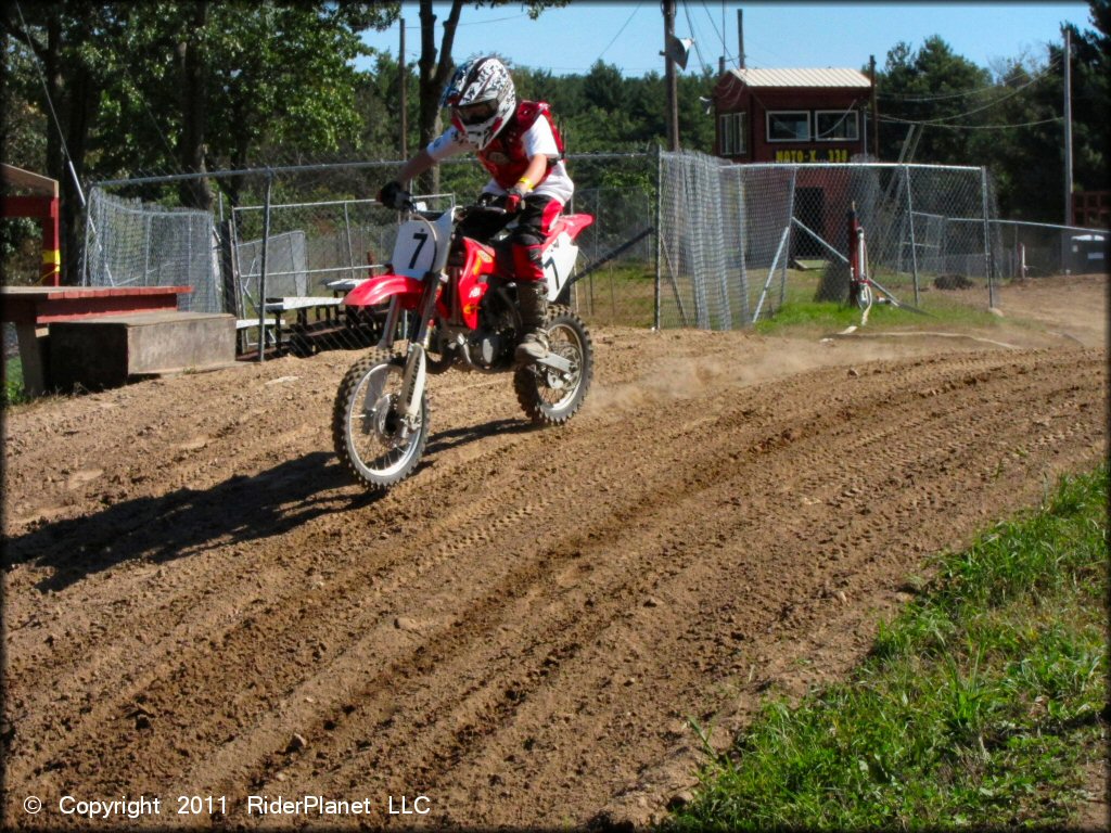 Honda CRF Motorcycle at The Wick 338 Track