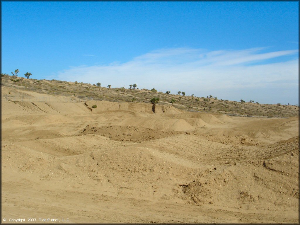 Example of terrain at Competitive Edge MX Park Track