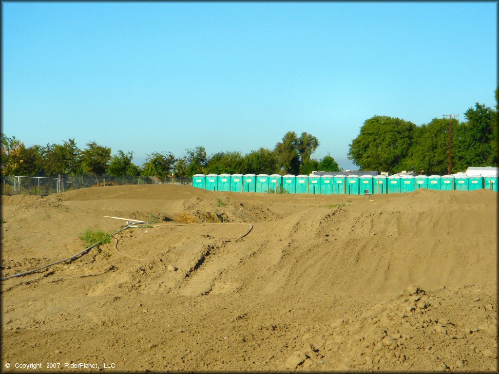 Terrain example at Madera Fairgrounds Track