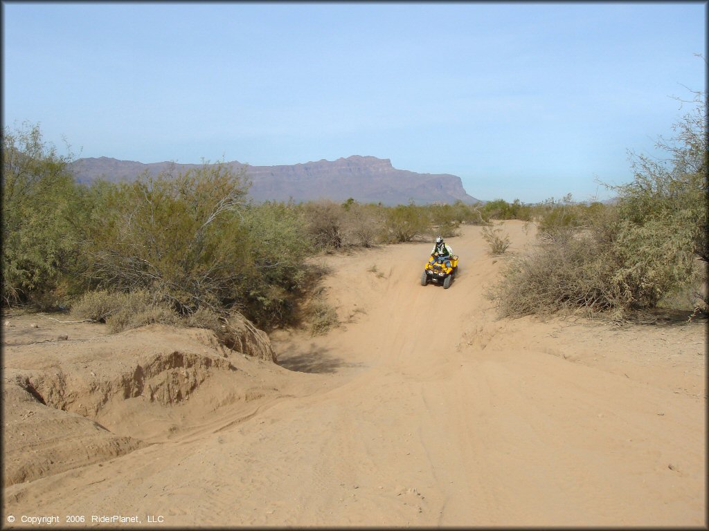 OHV at Desert Wells Multiuse Area Trail