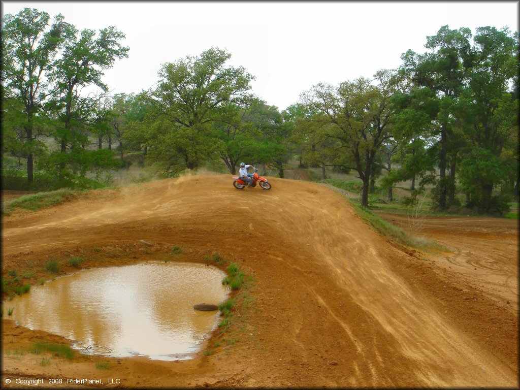 Honda CRF Dirt Bike at CrossCreek Cycle Park OHV Area