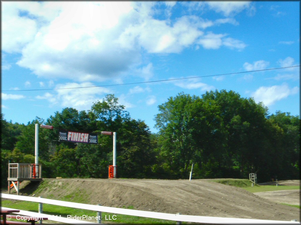 A trail at Winchester Speed Park Track