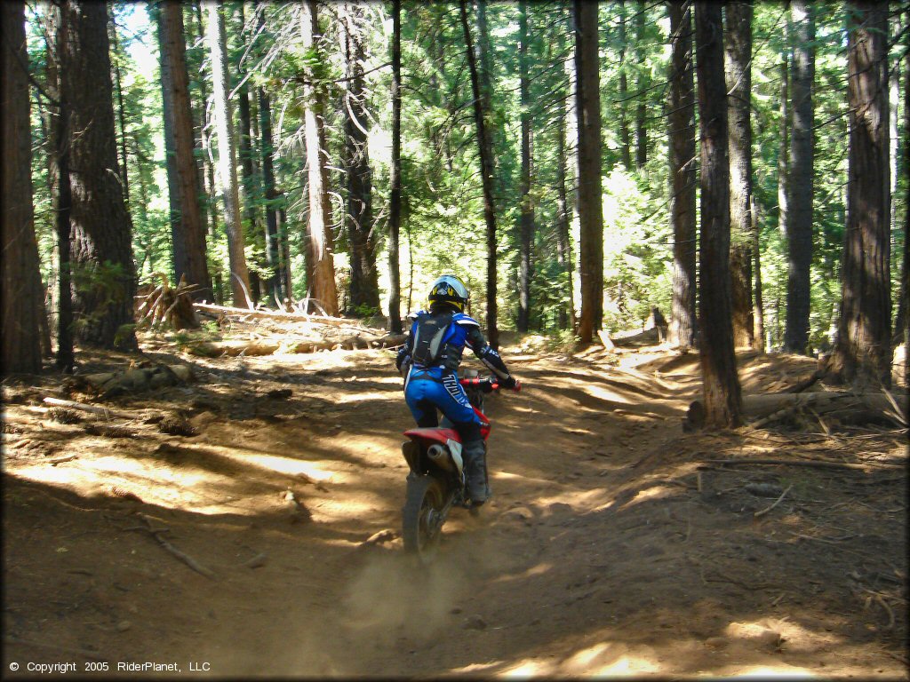 Honda CRF Motorcycle at Gold Note Trails