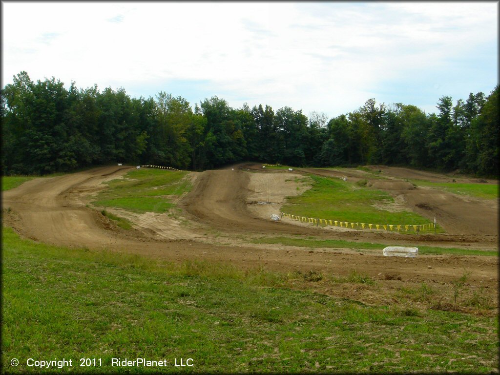 A trail at Area 51 Motocross OHV Area