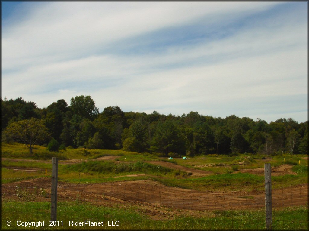 A trail at Thornwood MX Track