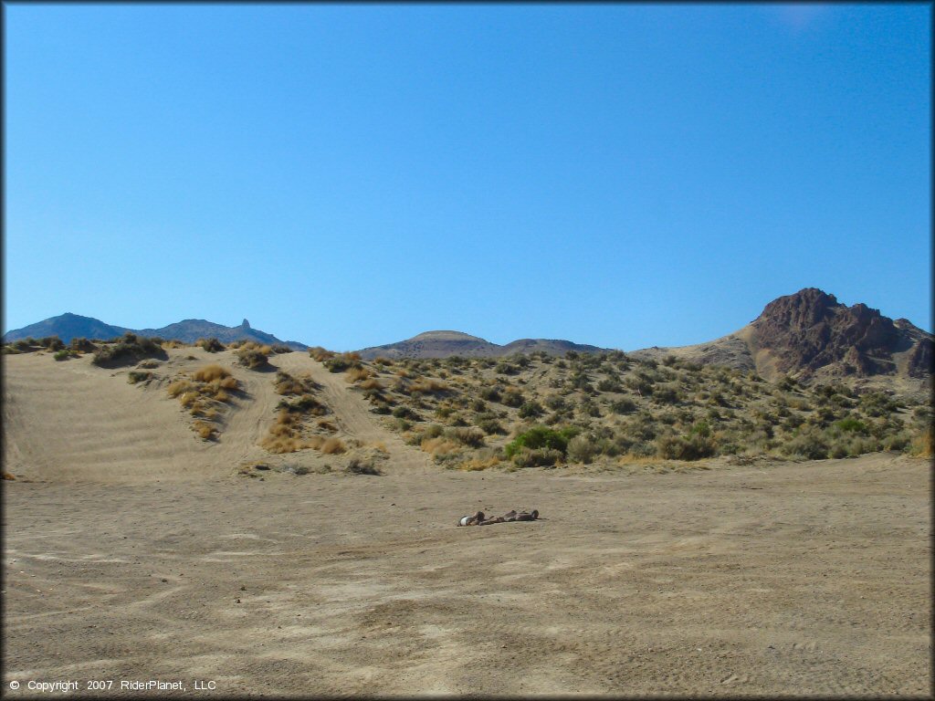 RV Trailer Staging Area and Camping at Mullen Creek Trail