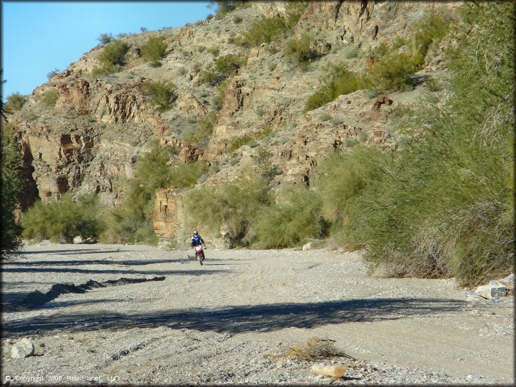 Honda CRF Dirt Bike at Swansea Townsite Trail