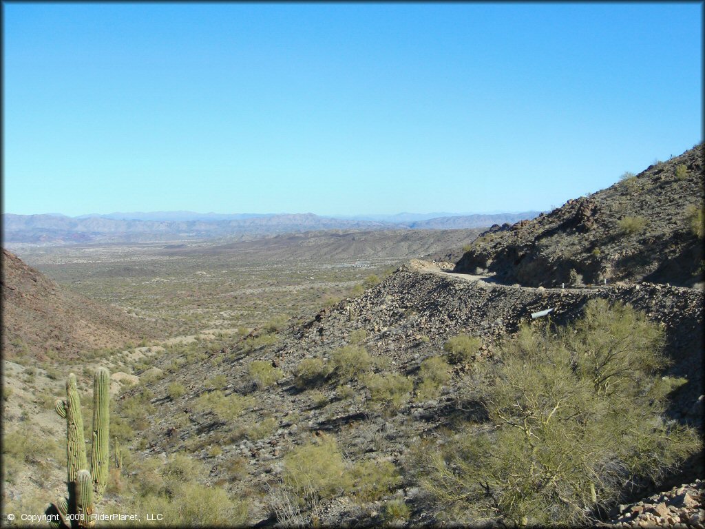 OHV at Swansea Townsite Trail