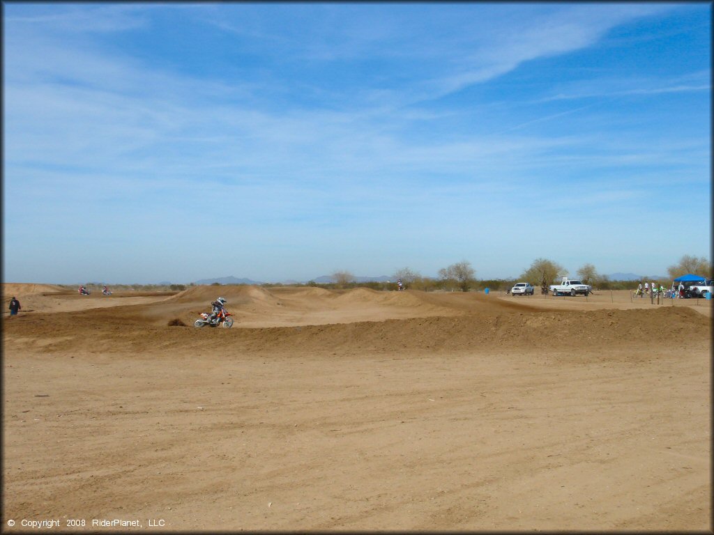 Honda CRF Motorcycle at Motoland MX Park Track