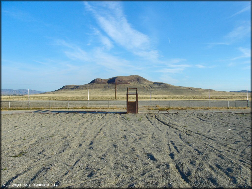 Terrain example at Lovelock MX OHV Area