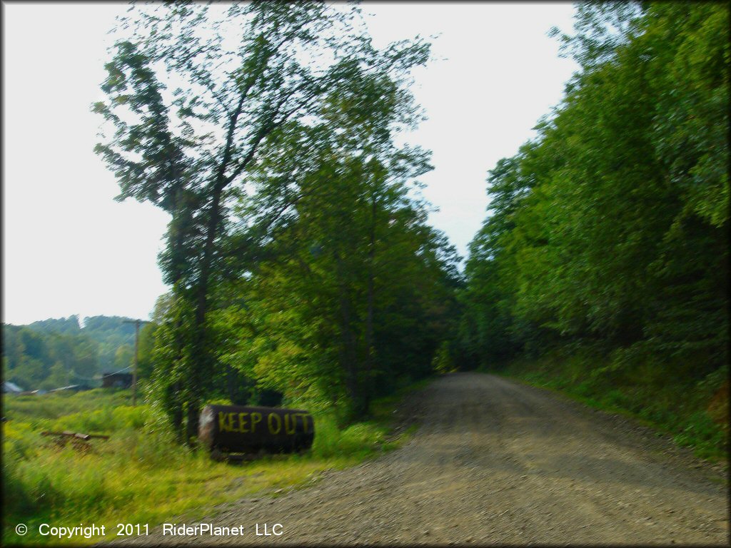 RV Trailer Staging Area and Camping at Copper Ridge ATV Trails