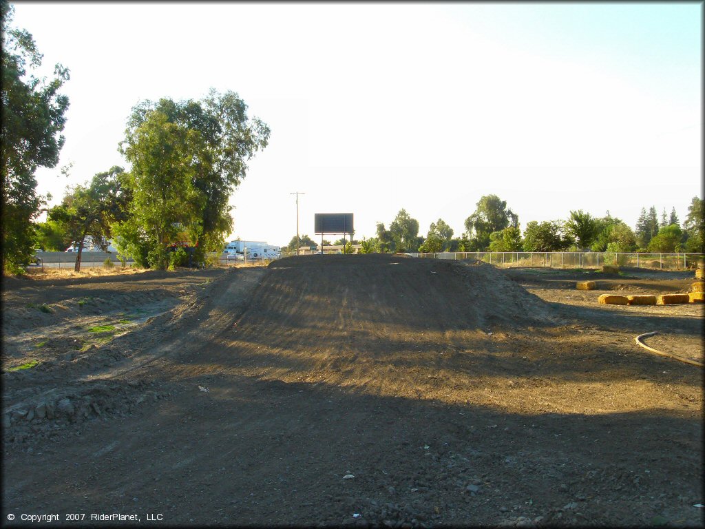 Some terrain at Madera Fairgrounds Track