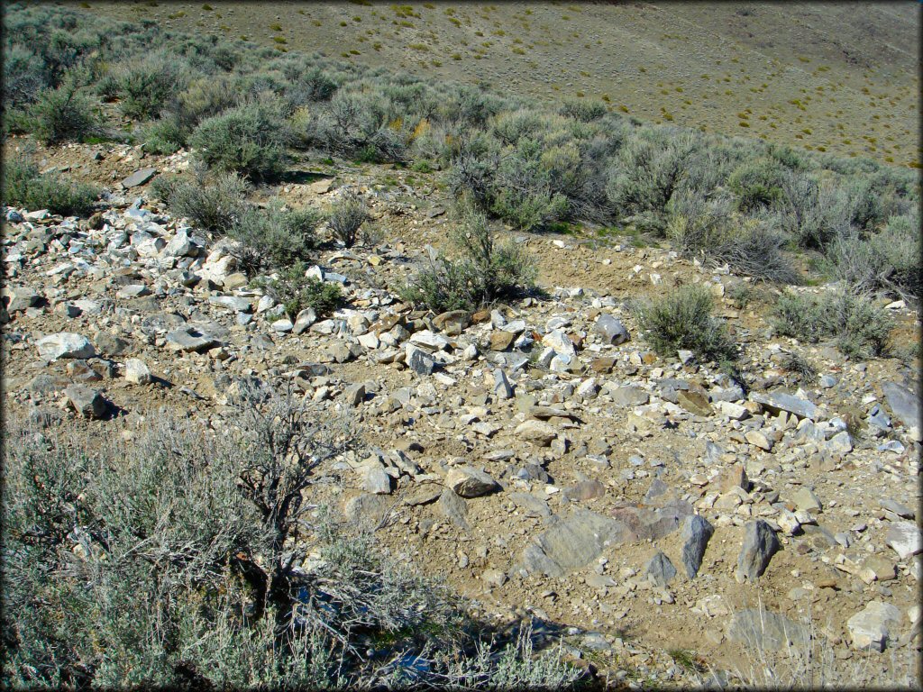 Example of terrain at Dry Valley OHV Area Trail