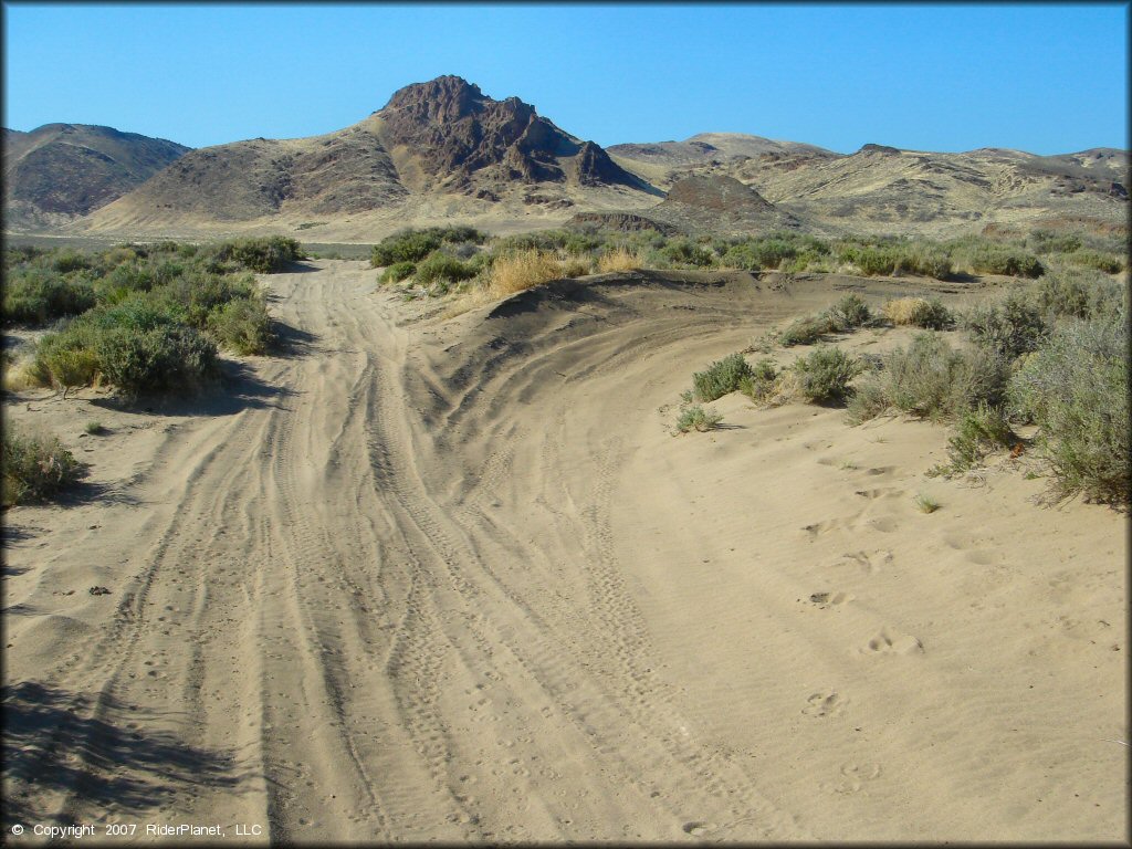 Terrain example at Mullen Creek Trail