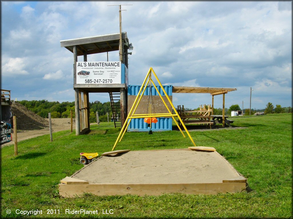 Amenities example at Marble Springs MX Track